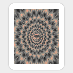 Eye Sticker - Magic Eye I by Mariano Peccinetti